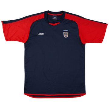 2005-06 England Umbro Training Shirt - 9/10 - (M)