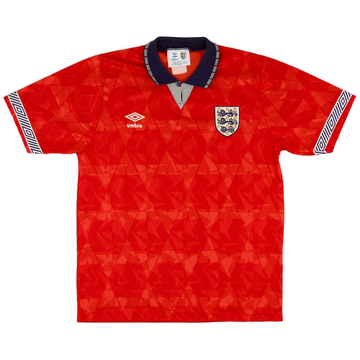 1990-93 England Away Shirt - 8/10 - (L)