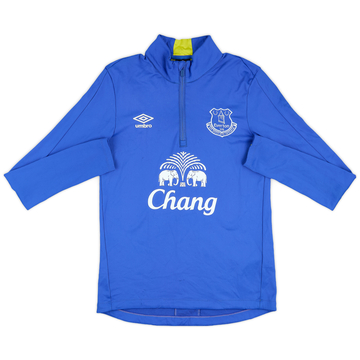 2015-16 Everton Umbro 1/4 Zip Drill Top - 6/10 - (S)