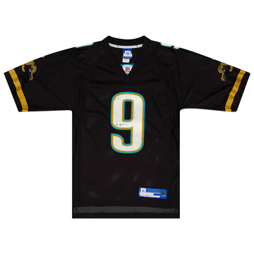 2005-06 Jacksonville Jaguars Garrard #9 Reebok On Field Jersey (Alternate) S