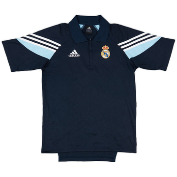 2003-04 Real Madrid adidas 1/4 Zip Polo Shirt - 9/10 - (S)