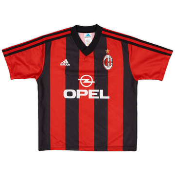 1998-00 AC Milan Home Shirt - 6/10 - (M.Boys)