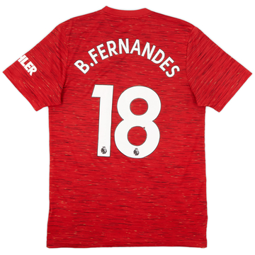 2020-21 Manchester United Home Shirt B. Fernandes #18 - 5/10 - (M)