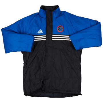 1998-99 Club Brugge adidas Padded Bench Coat - 8/10 - (L)