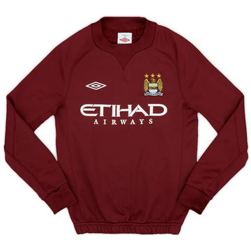 2012-13 Manchester City Umbro Sweat Top - 8/10 - (S.Boys)