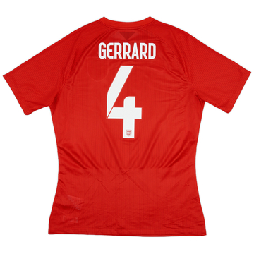 2014-15 England Authentic Away Shirt Gerrard #4 - 9/10 - (L)