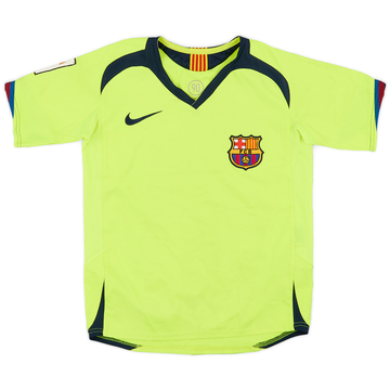 2005-06 Barcelona Away Shirt - 7/10 - (S.Boys)