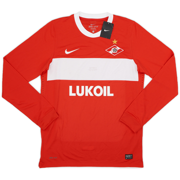2010 Spartak Moscow Player Issue Cup Home L/S Shirt (L)