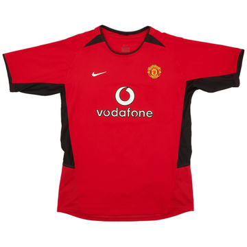 2002-04 Manchester United Home Shirt - 8/10 - (XL.Boys)