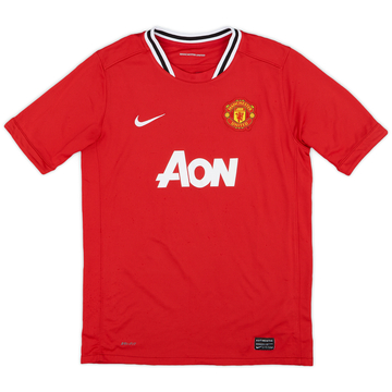 2011-12 Manchester United Home Shirt - 6/10 - (XL.Boys)