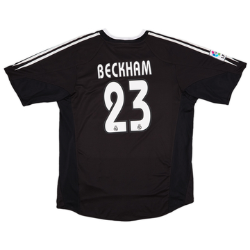 2004-05 Real Madrid Away Shirt Beckham #23 (L)