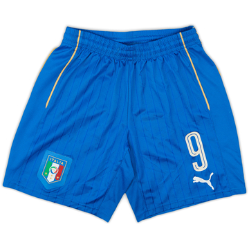 2016-17 Italy Away Shorts #9 (Pelle) - 7/10 - (S)