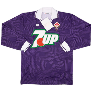 1992-93 Fiorentina Player Issue Home L/S Shirt (M)