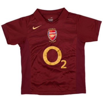 2005-06 Arsenal Home Shirt - 6/10 - (5-6 Years)