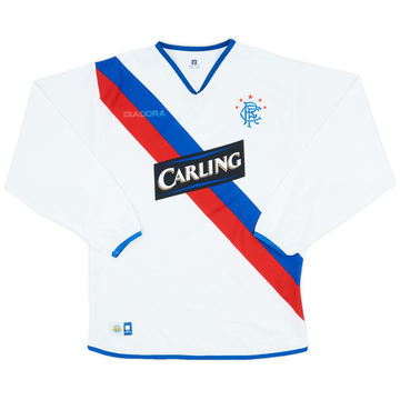 2004-05 Rangers Away L/S Shirt - 5/10 - (M)