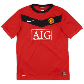 2009-10 Manchester United Home Shirt - 7/10 - (L.Boys)