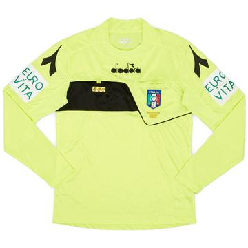 2018-19 Italy Diadora Referee L/S Shirt - 8/10 - (XS)
