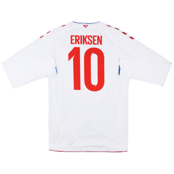 2018-19 Denmark Away Shirt Eriksen #10 (L)