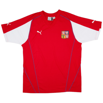2004-05 Czech Republic Basic Home Shirt - 8/10 - (XL)