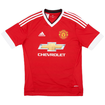 2015-16 Manchester United Home Shirt - 7/10 - (XL.Boys)