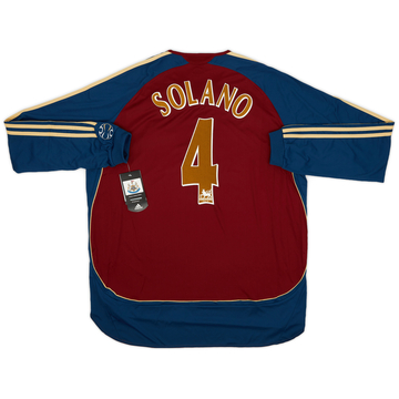 2006-07 Newcastle Away L/S Shirt Solano #4 (XXL)