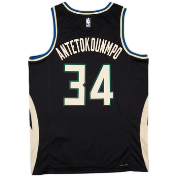 2022-25 Milwaukee Bucks Antetokounmpo #34 Jordan Swingman Alternate Jersey (L)