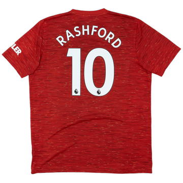 2020-21 Manchester United Home Shirt Rashford #10 - 5/10 - (XL)