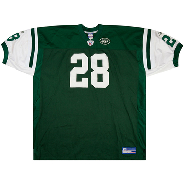2002-04 New York Jets Martin #28 Authentic Reebok Jersey (Home) 4XL