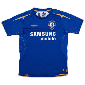 2005-06 Chelsea Centenary Home Shirt - 8/10 - (M.Boys)