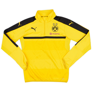 2015-16 Borussia Dortmund Puma 1/4 Zip Drill Top - 5/10 - (S)