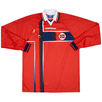 1997-98 Norway Match Issue Home L/S Shirt #17