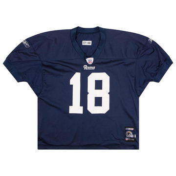 2001 St. Louis Rams #18 Authentic Reebok Training Jersey XL