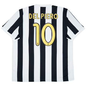 2009-10 Juventus Home Shirt Del Piero #10 (XXL)
