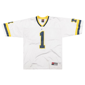 2000-04 Michigan Wolverines #1 Nike Jersey (Away) M