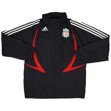 2007-08 Liverpool adidas Hooded Rain Jacket - 5/10 - (S)