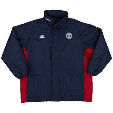 2000-02 Manchester United Umbro Padded Bench Coat - 7/10 - (S)
