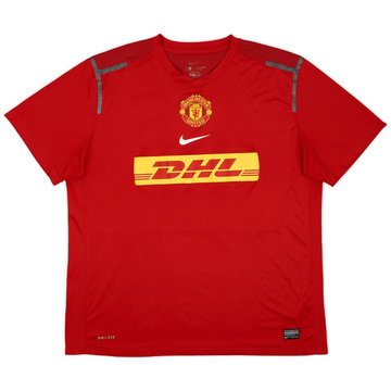 2012-13 Manchester United Player Issue Nike Training Shirt - 8/10 - (XL)