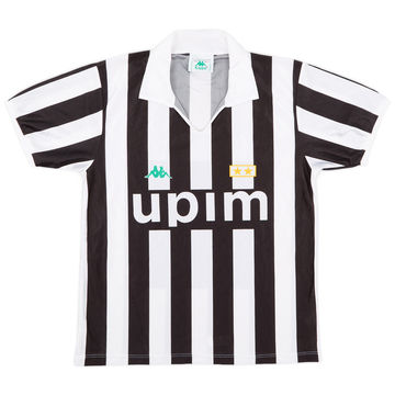 1991-92 Juventus Basic Home Shirt - 9/10 - (M)