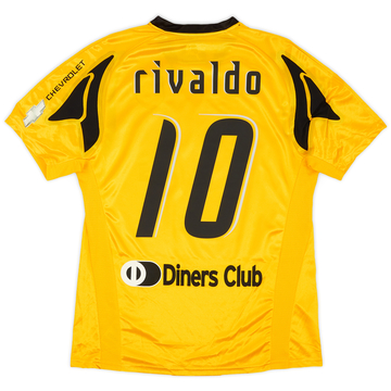 2007-08 AEK Athens Home Shirt Rivaldo #10 (L)