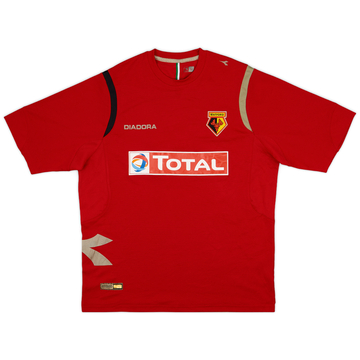 2007-08 Watford Diadora Training Shirt - 9/10 - (M)