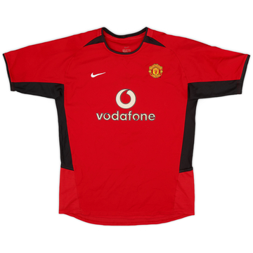2002-04 Manchester United Home Shirt - 6/10 - (XL.Boys)