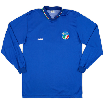 1986-88 Italy Home L/S Shirt #6 - 6/10 - (XL)