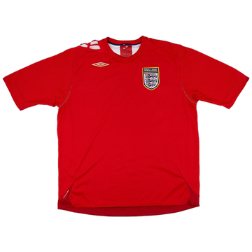 2006-08 England Away Shirt - 3/10 - (XL)