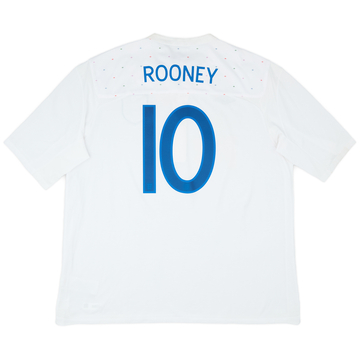 2010-11 England Home Shirt Rooney #10 (3XL)
