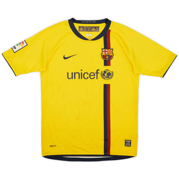 2008-10 Barcelona Away Shirt - 5/10 - (L.Boys)