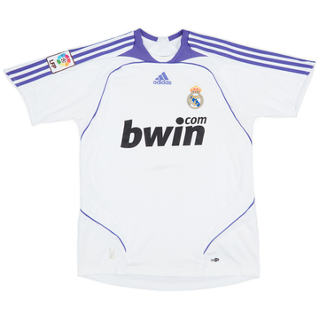 2007-08 Real Madrid Home Shirt - 6/10 - (XL.Boys)