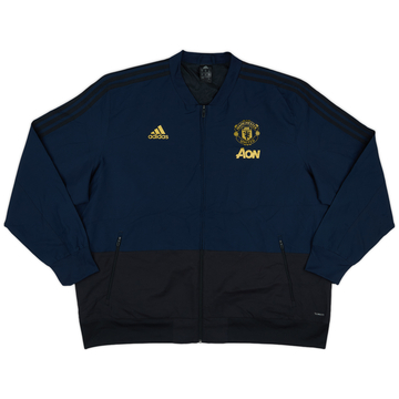 2018-19 Manchester United adidas Track Jacket - 9/10 - (3XL)