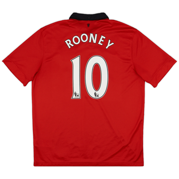 2013-14 Manchester United Home Shirt Rooney #10 - 8/10 - (XL)