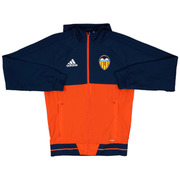 2016-17 Valencia adidas Hooded Track Jacket - 8/10 - (S)