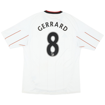 2010-11 Liverpool Away Shirt Gerrard #8 - 6/10 - (M)